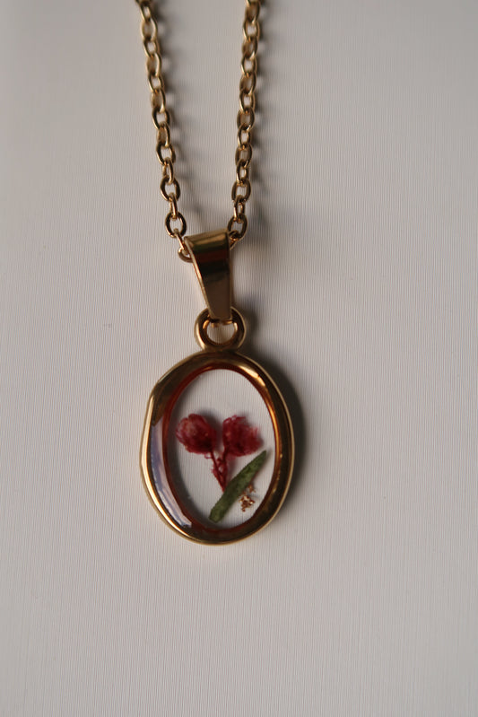 Crimson Bloom Necklace